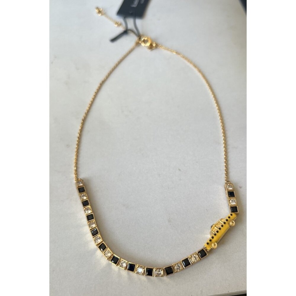 Kate Spade Hit The City Novelty Taxi Necklace Pendant NWT